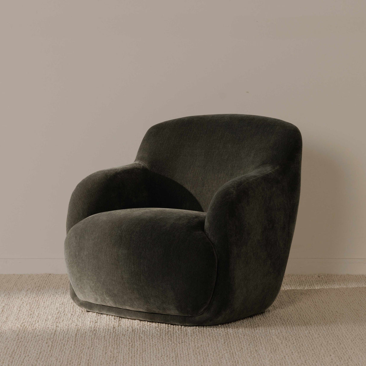 Stevie Slate Blue Lounge Chair by Moe's Home at Eve Furniture