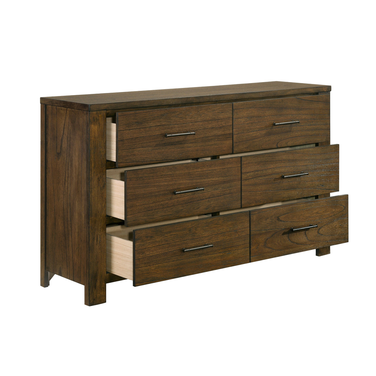 Sullivan Brown Bookcase Storage Platform Bedroom Set by Homelegance at Eve Furniture