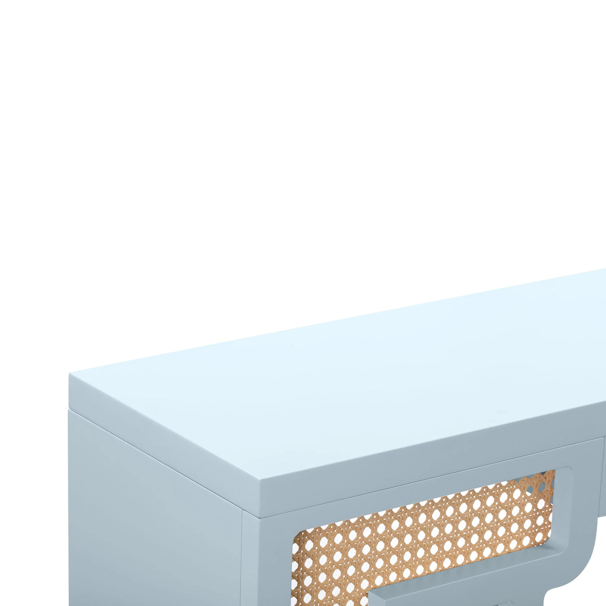 Suzie Rattan Console Table by TOV Furniture at Eve Furniture