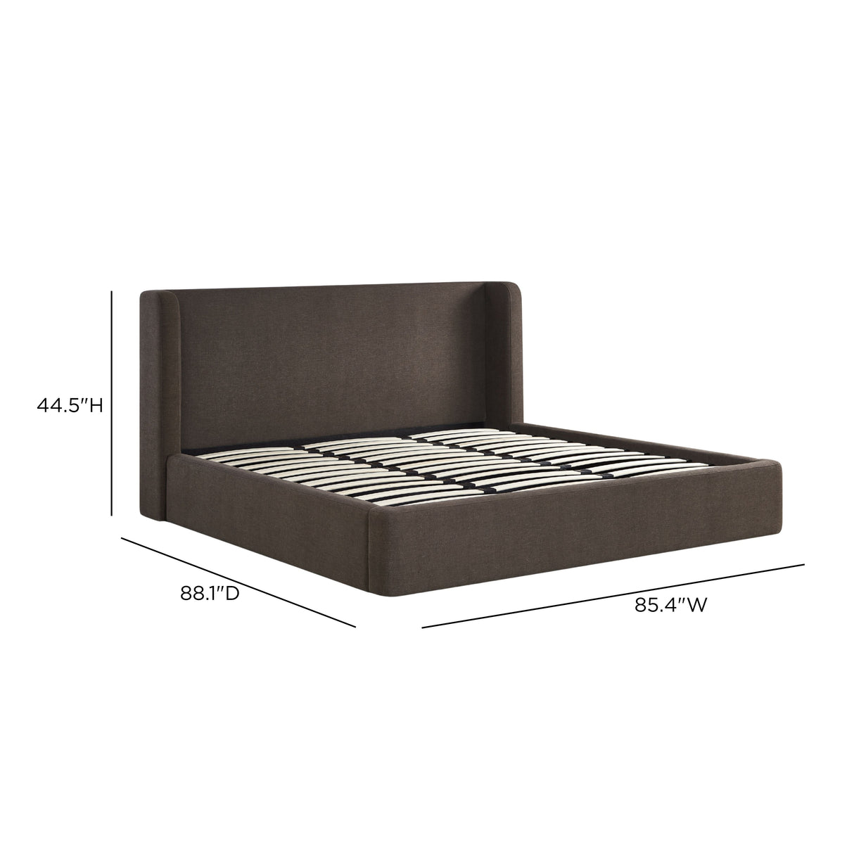 Harmony Chocolate Brown Performance Chenille King Bed