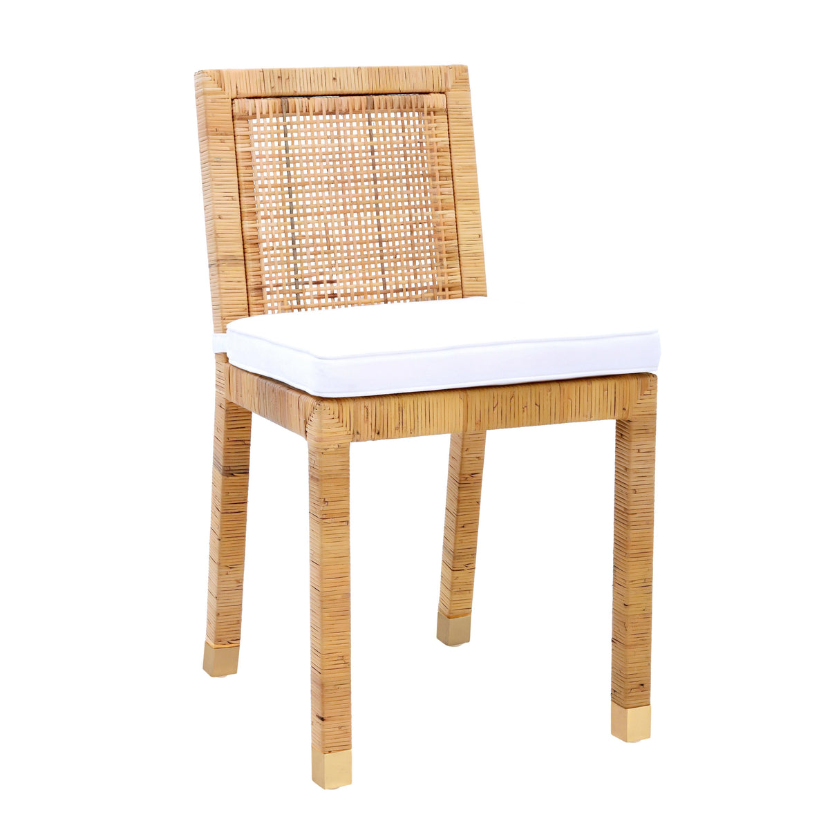 Amara Rattan Performance Fabric Dining Chair by TOV Furniture at Eve Furniture