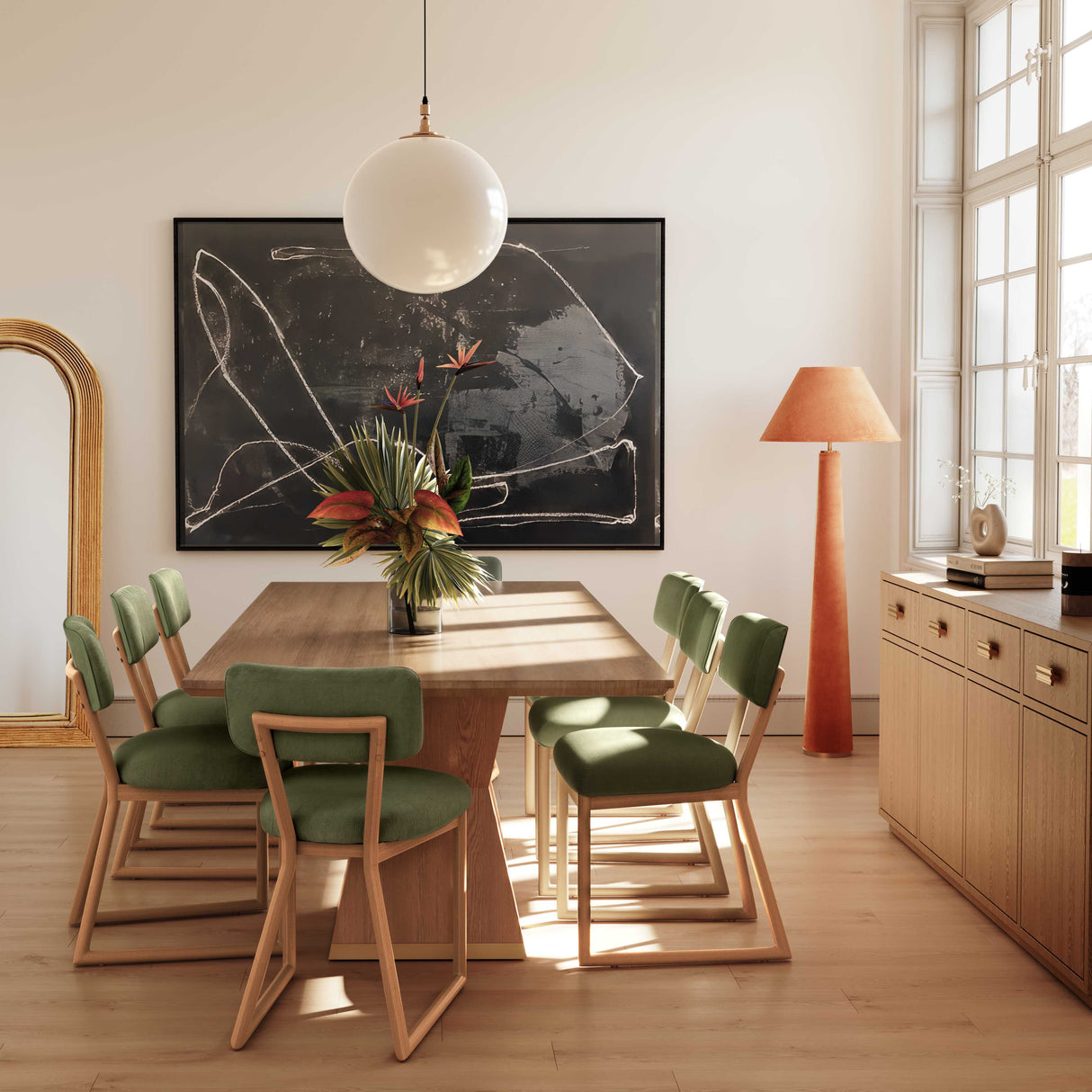 Bobbie Performance Upcycled Fabric Dining Chair by TOV Furniture at Eve Furniture