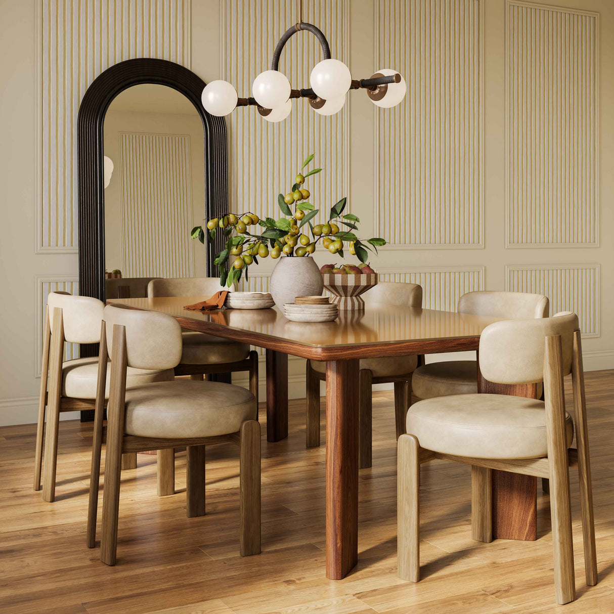 Odessa Vegan Leather Dining Chair by TOV Furniture at Eve Furniture