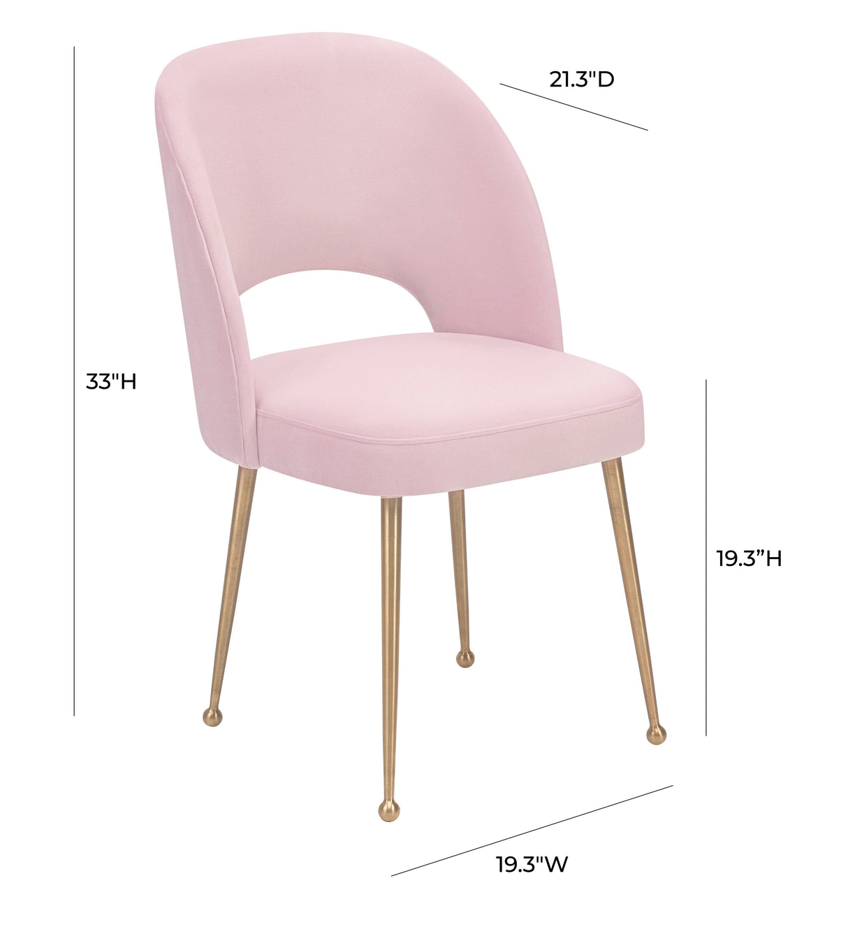 Swell Velvet Dining Chair by TOV Furniture at Eve Furniture