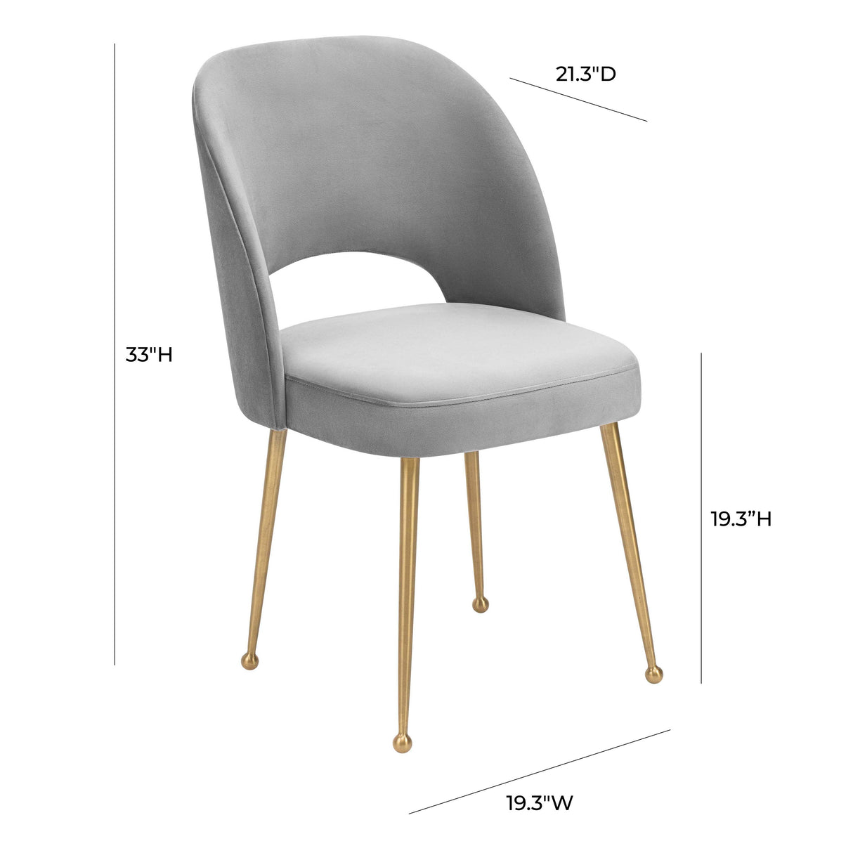 Swell Velvet Dining Chair by TOV Furniture at Eve Furniture