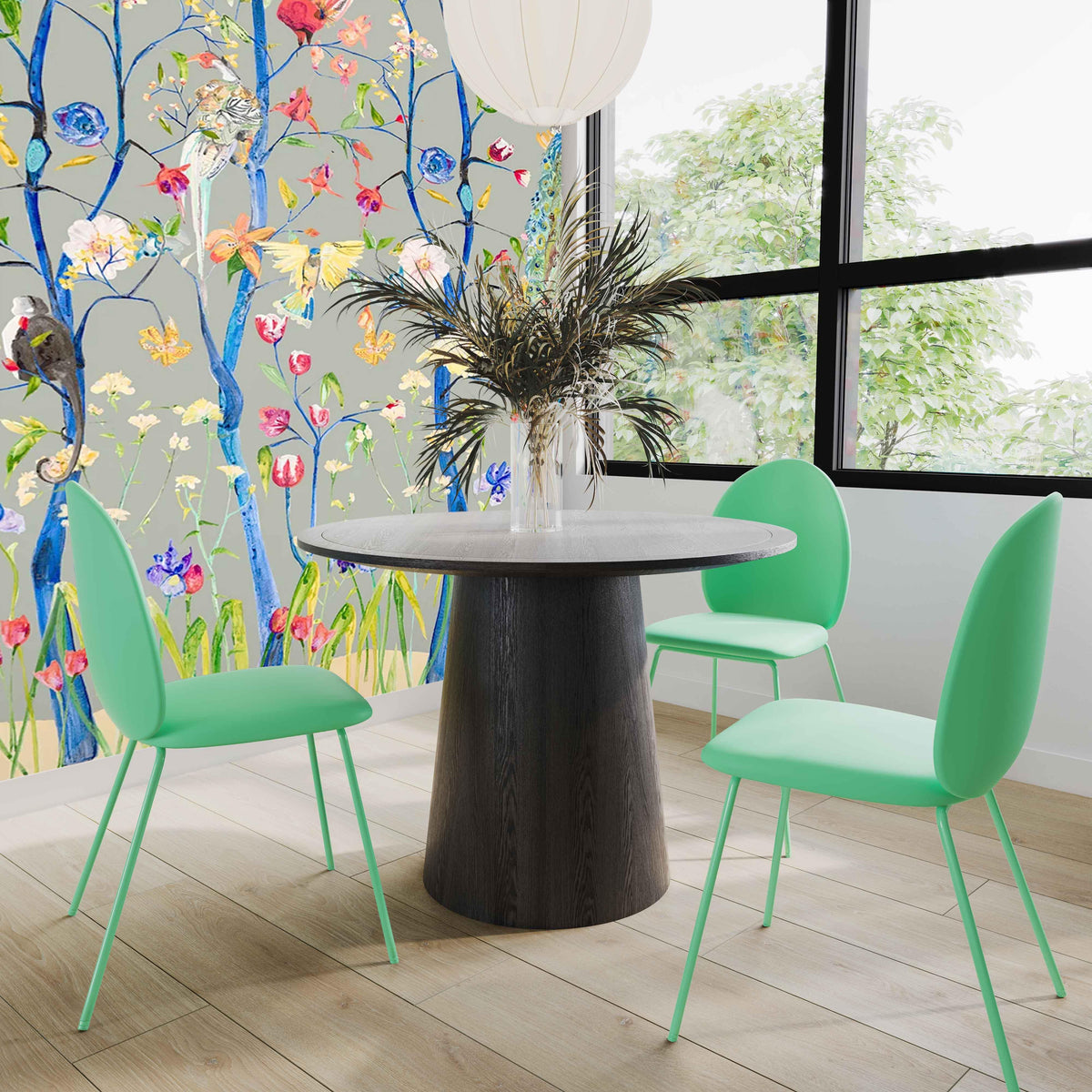 Lauren Performance Vegan Leather Kitchen Chairs - Set of 2