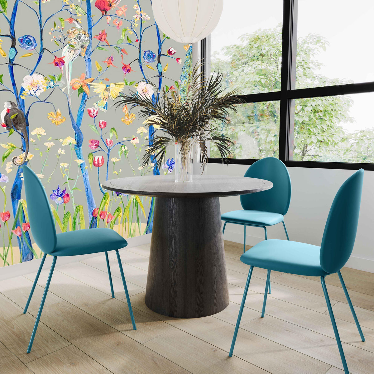 Lauren Performance Vegan Leather Kitchen Chairs - Set of 2