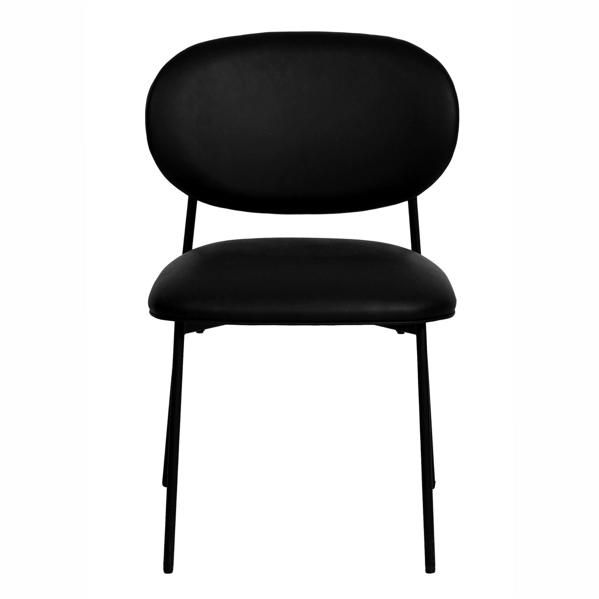 McKenzie Performance Vegan Leather Stackable Dining Chair - Set of 2 by TOV Furniture at Eve Furniture