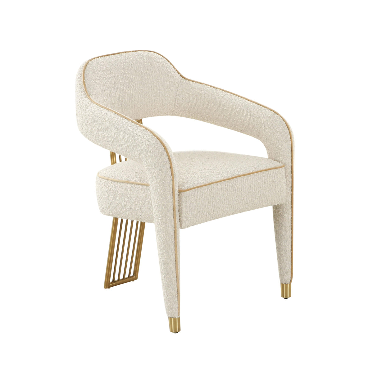 Corralis Performance Boucle Dining Chair by TOV Furniture at Eve Furniture