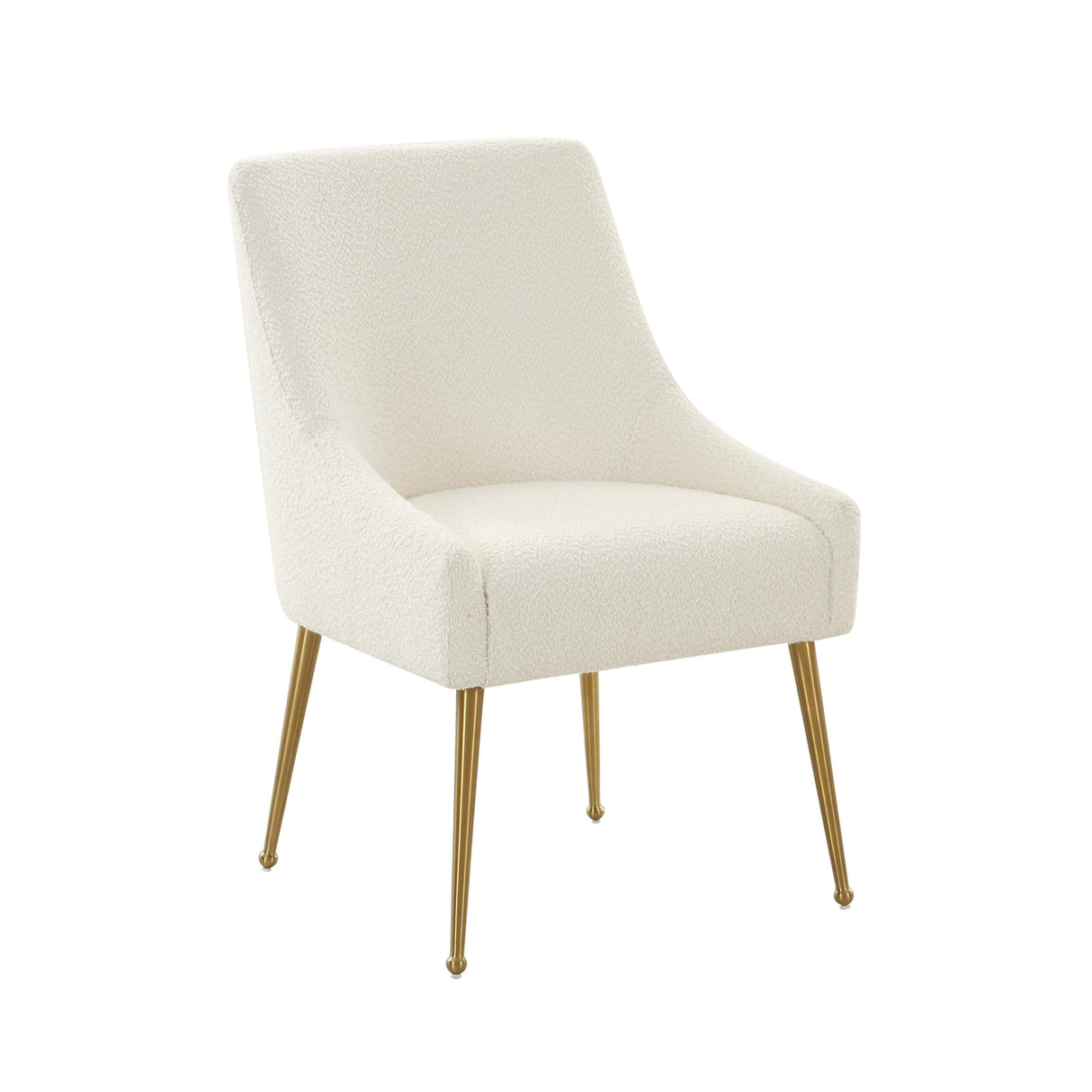 Beatrix Cream Performance Boucle Side Chair by TOV Furniture at Eve Furniture