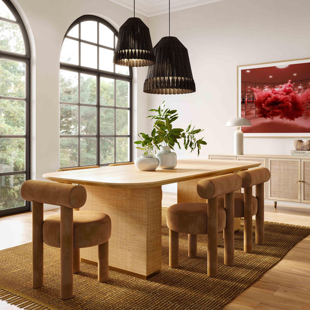 Carmel Velvet Dining Chair by TOV Furniture at Eve Furniture