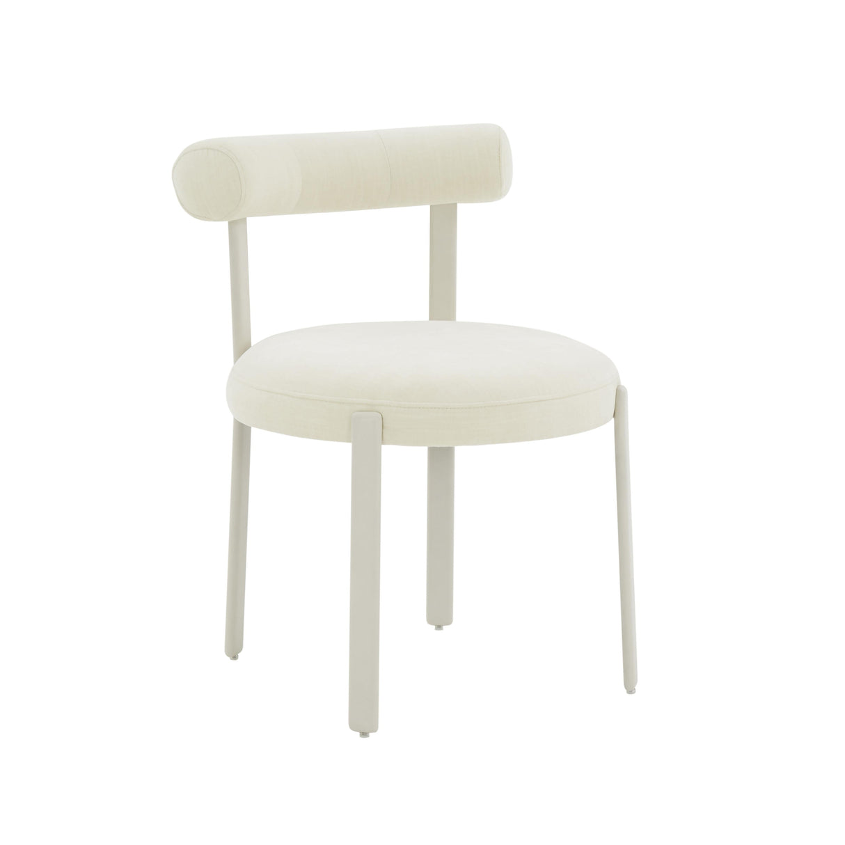 Margaret Performance Chenille Bolster Back Dining Chair by TOV Furniture at Eve Furniture