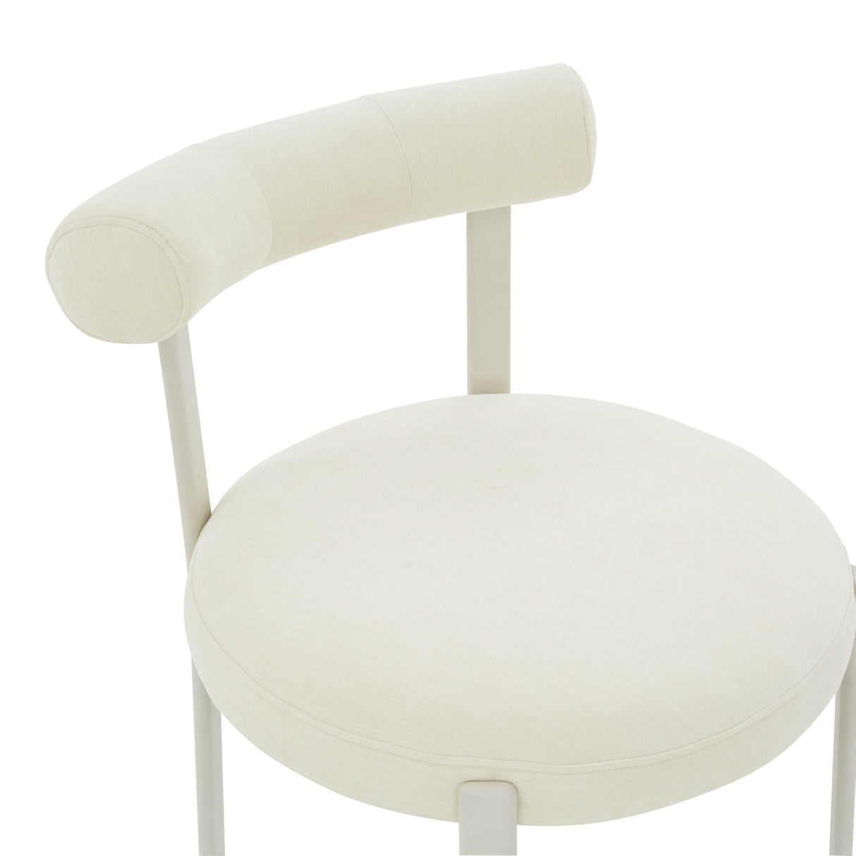 Margaret Performance Chenille Bolster Back Dining Chair by TOV Furniture at Eve Furniture