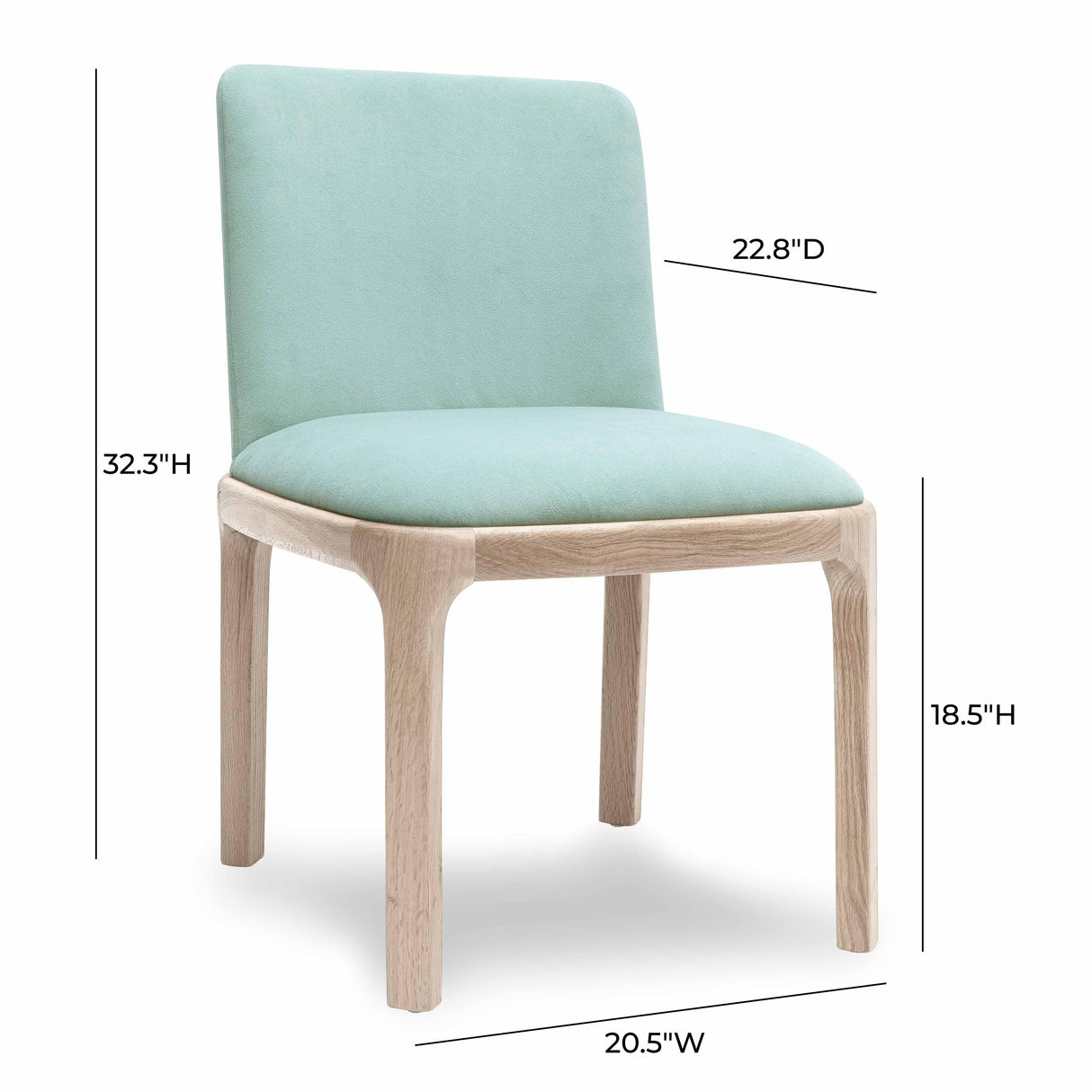 Rebecca Performance Velvet Dining Chair by TOV Furniture at Eve Furniture