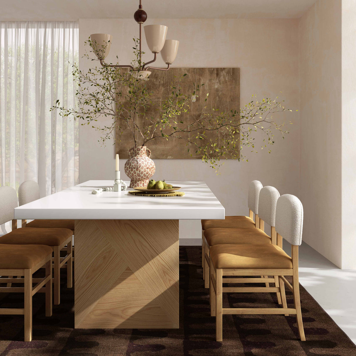 Calla Performance Velvet Dining Chair by TOV Furniture at Eve Furniture