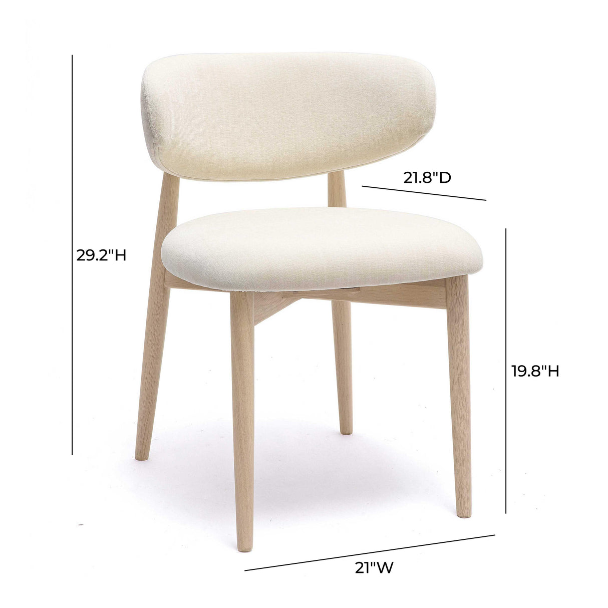 Zinea Performance Textured Velvet Dining Chair by TOV Furniture at Eve Furniture