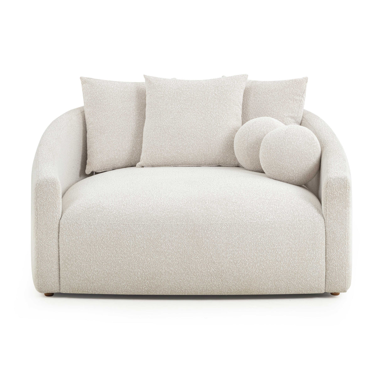 Hanim 54" Boucle Daybed by TOV Furniture at Eve Furniture