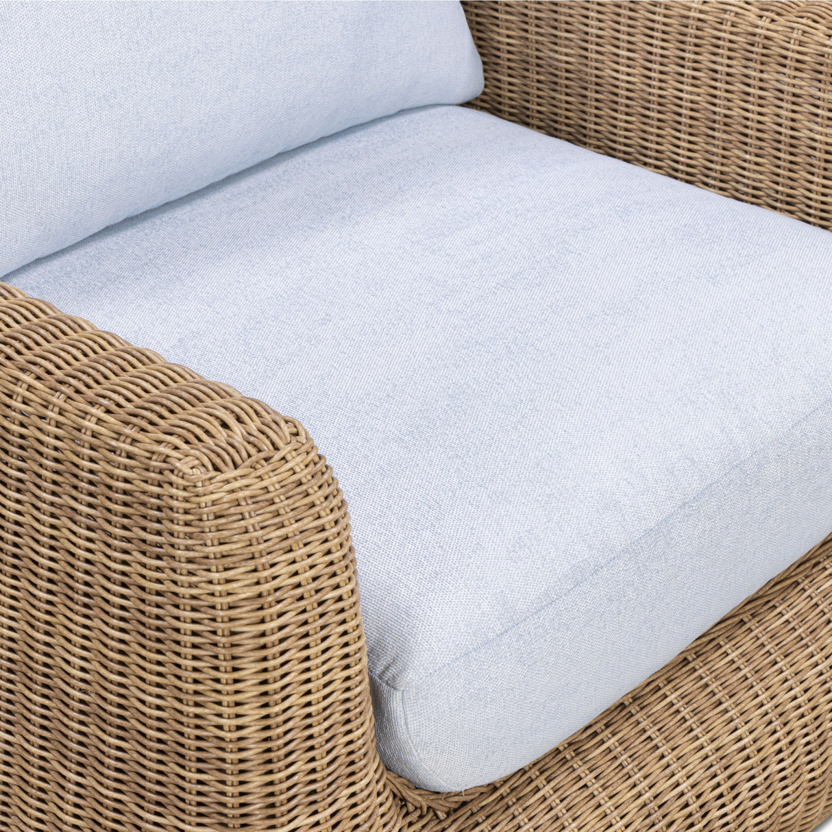 Dana Light Blue Outdoor Accent Chair