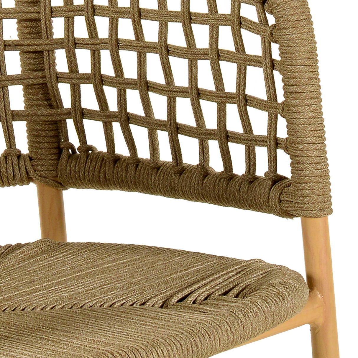 Niel Oak Finish Outdoor Dining Chair by TOV Furniture at Eve Furniture