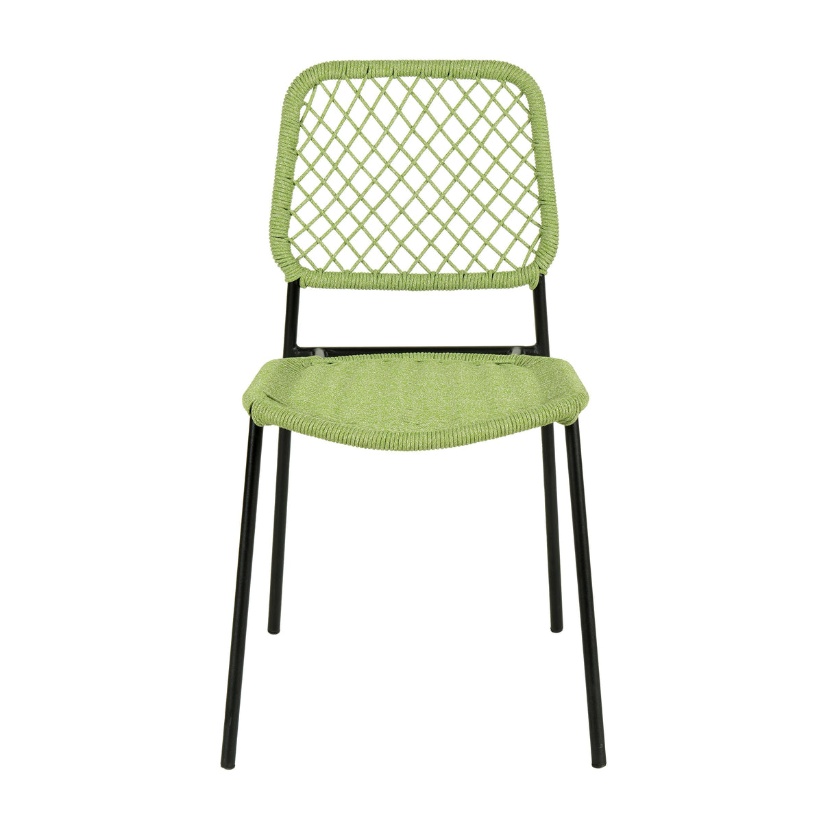 Lucy Dyed Cord Stackable Outdoor Dining Chair by TOV Furniture at Eve Furniture