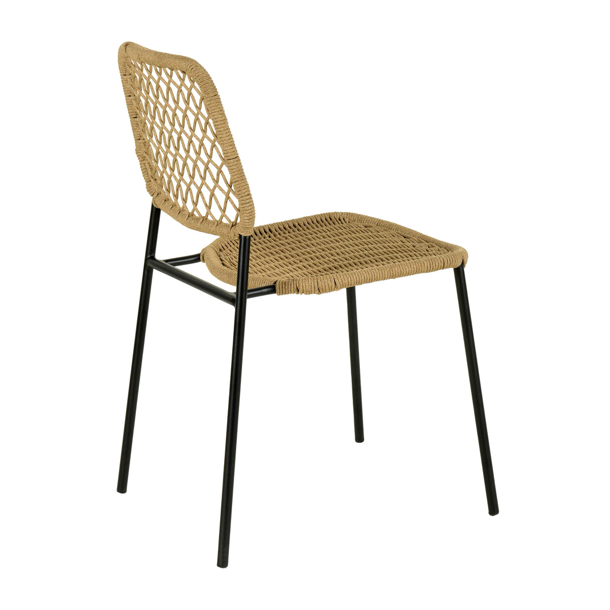 Lucy Dyed Cord Stackable Outdoor Dining Chair by TOV Furniture at Eve Furniture