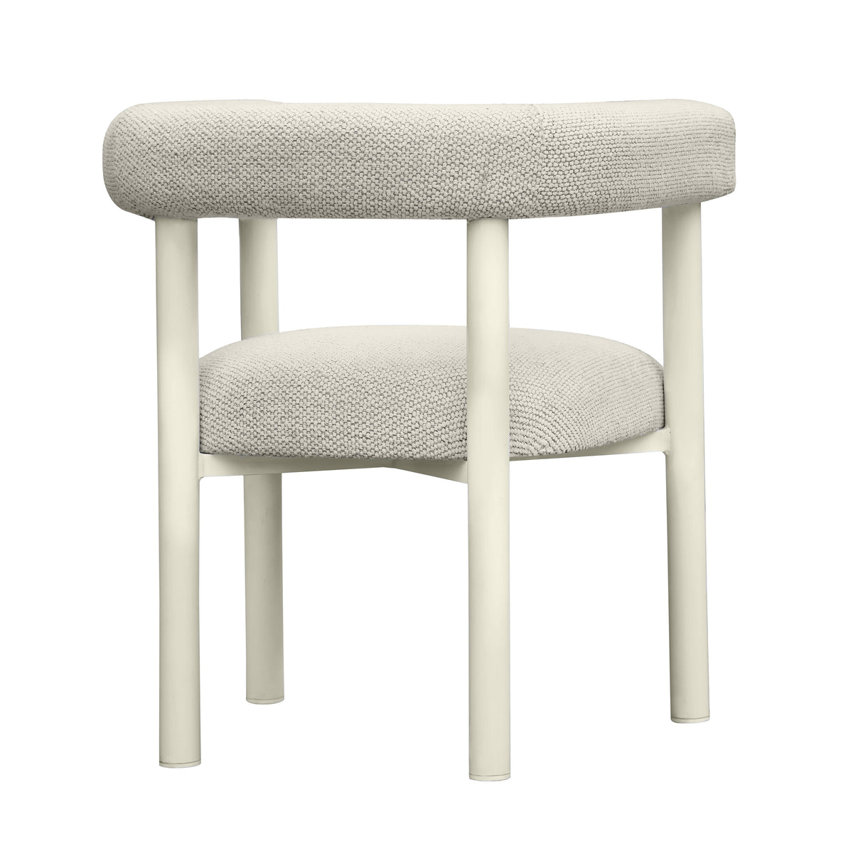 Jackie Cream Outdoor Textured Dining Chair by TOV Furniture at Eve Furniture