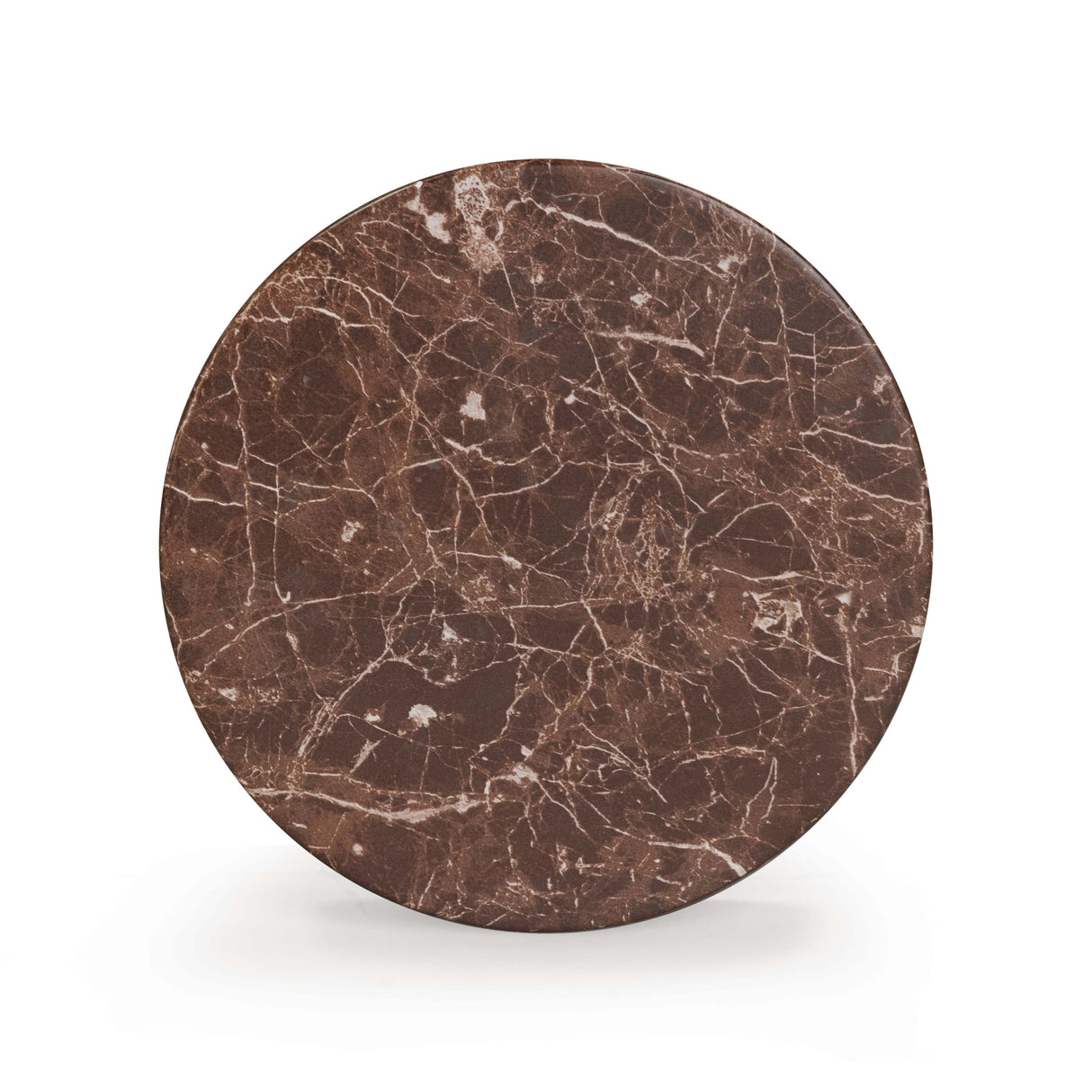 Ayon Faux Red Levanto Marble Indoor/Outdoor Concrete Side Table by TOV Furniture at Eve Furniture