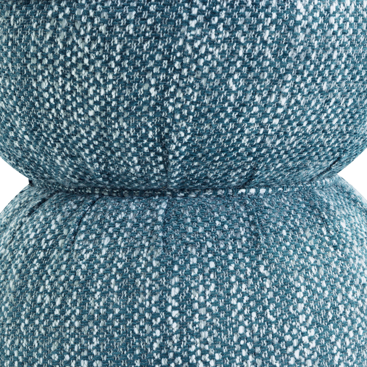 Tomlin Ruched Performance Fabric Game Ottoman by TOV Furniture at Eve Furniture