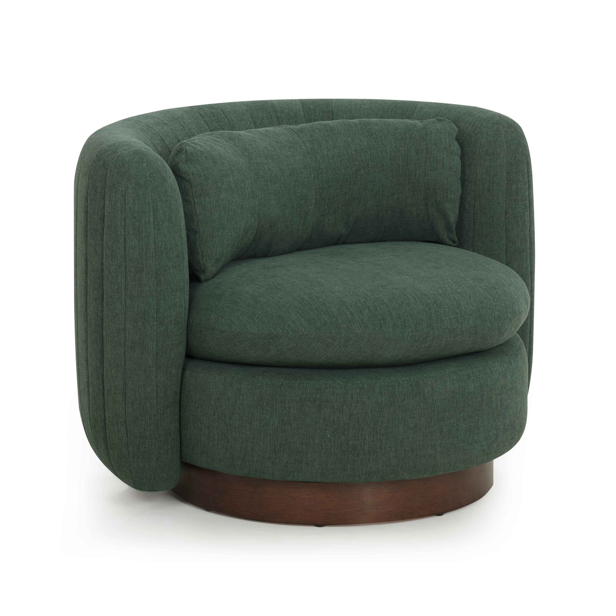 Nura Chenille Swivel Accent Chair by TOV Furniture at Eve Furniture