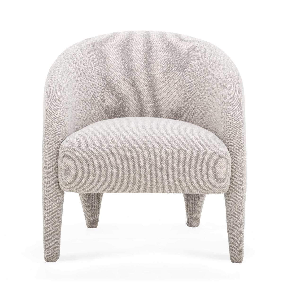 Kris Warm Grey Boucle Accent Chair by TOV Furniture at Eve Furniture