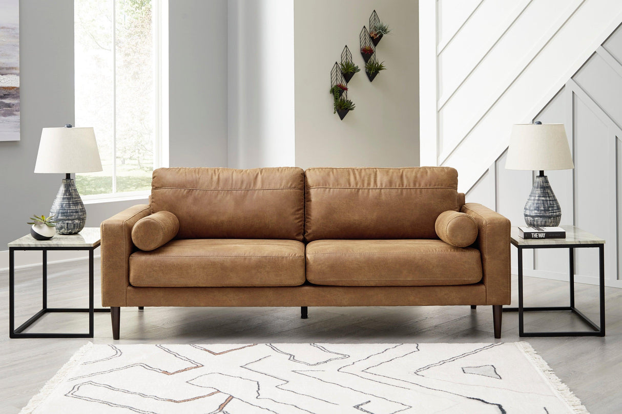 Telora Caramel Living Room Set by Ashley at Eve Furniture