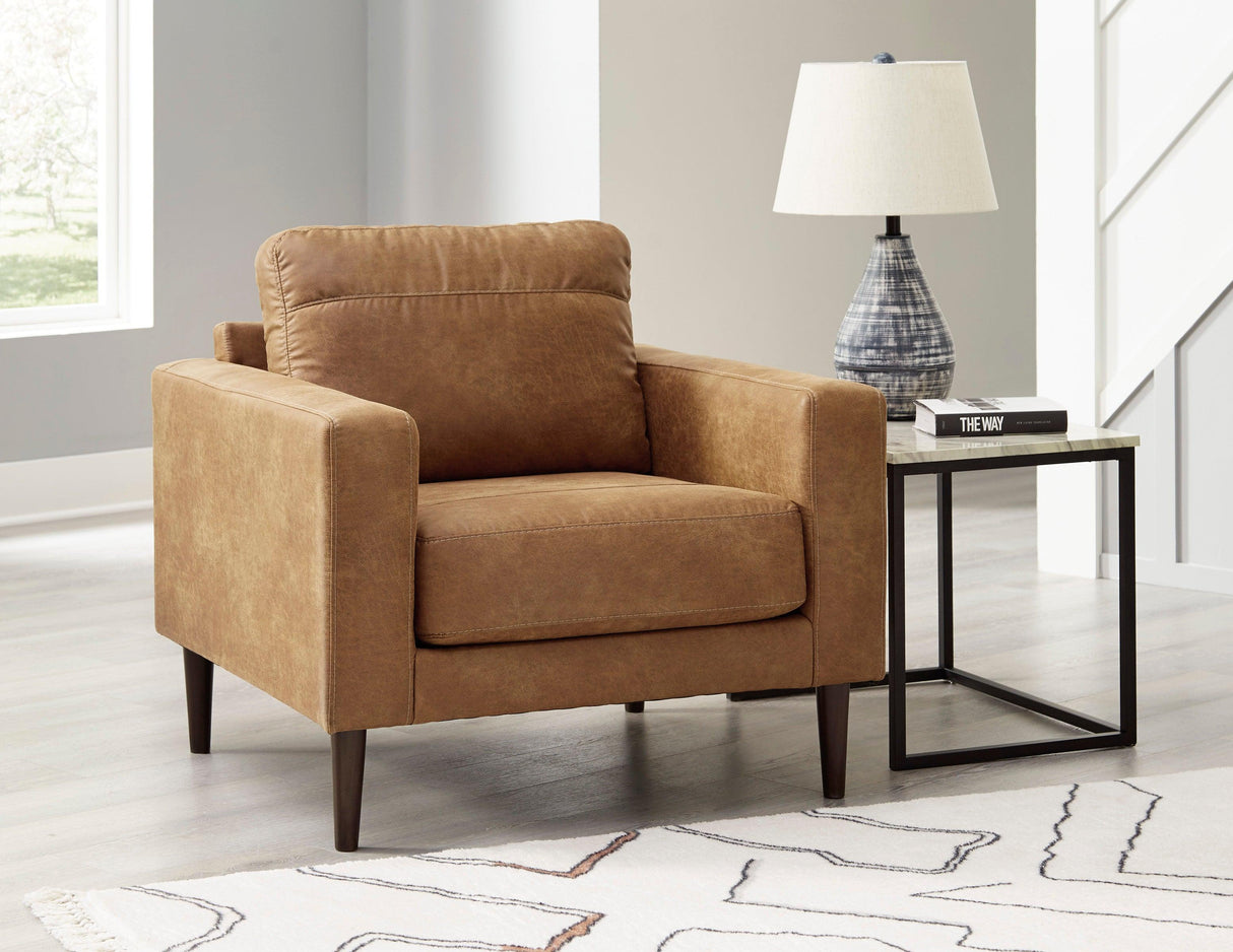 Telora Caramel Living Room Set by Ashley at Eve Furniture