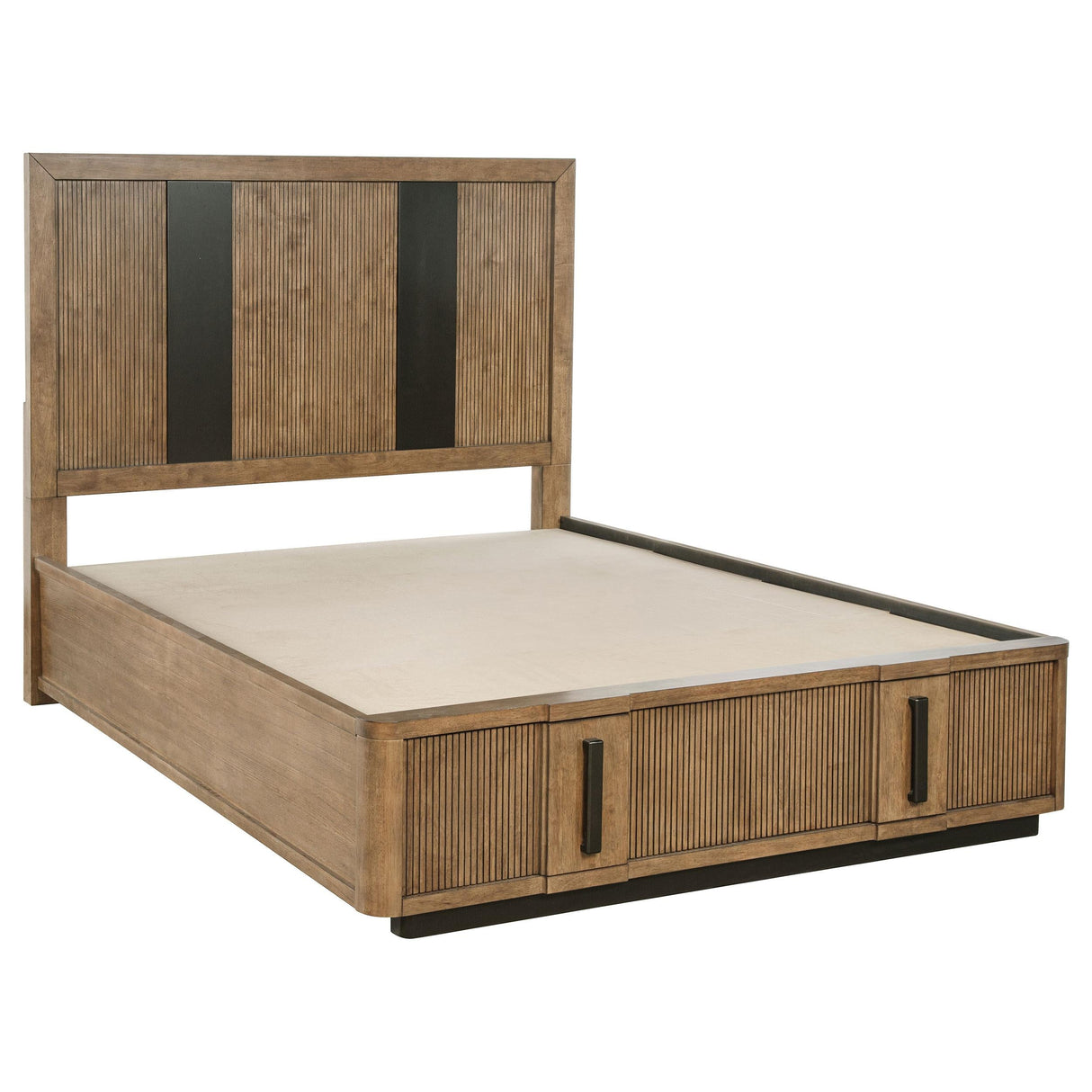Terrace Ash Brown 2-Drawer California King Storage Bed by Coaster at Eve Furniture