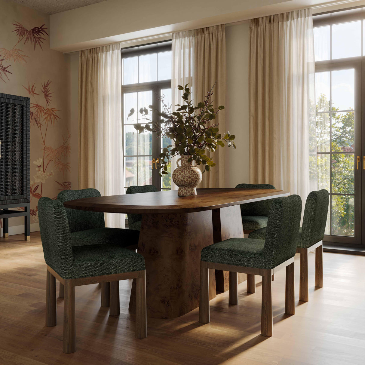 Tiara Performance Basketweave Fabric Dining Chair by TOV Furniture at Eve Furniture