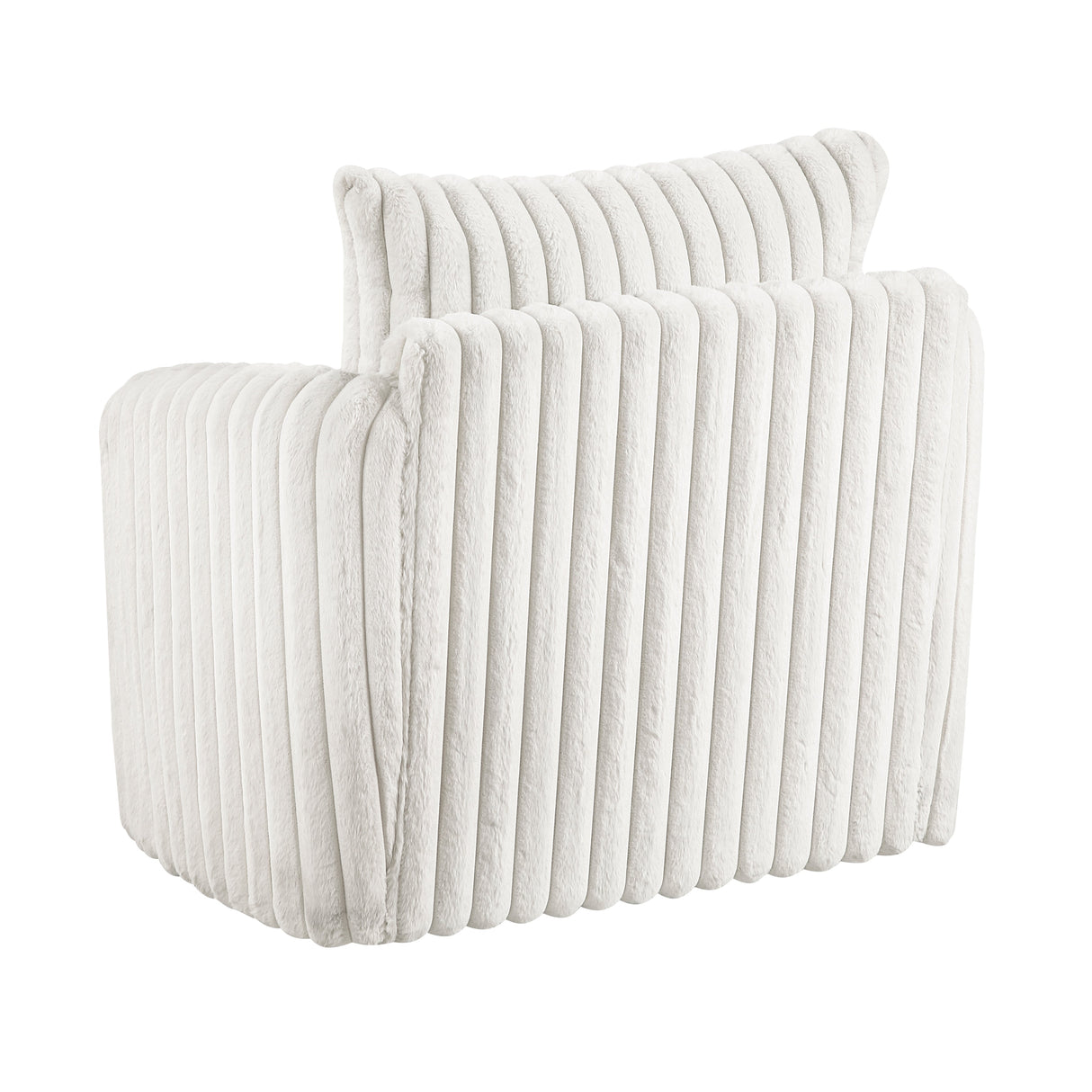 Tomball Beige Swivel Chair by Homelegance at Eve Furniture