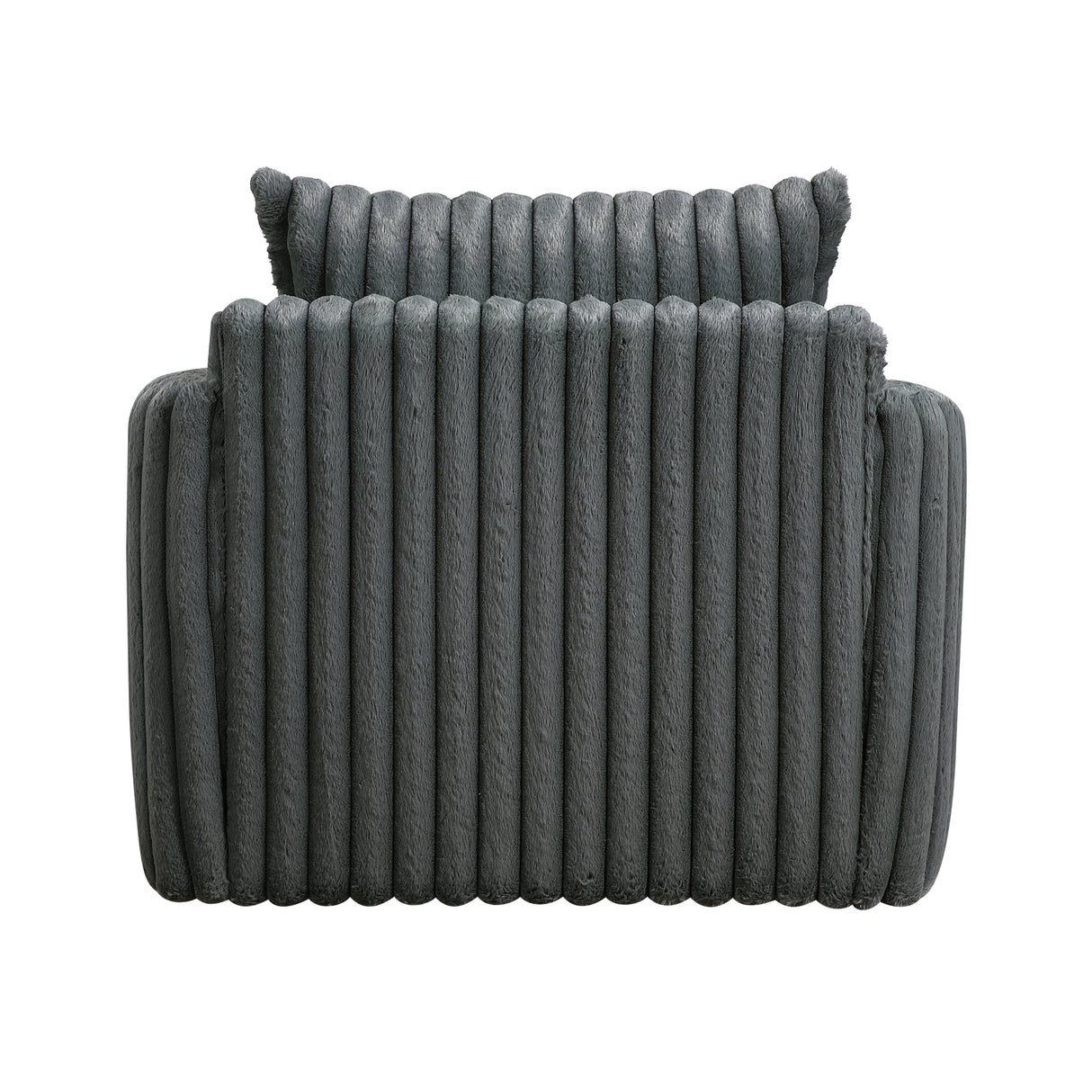 Tomball Dark Gray Swivel Chair by Homelegance at Eve Furniture