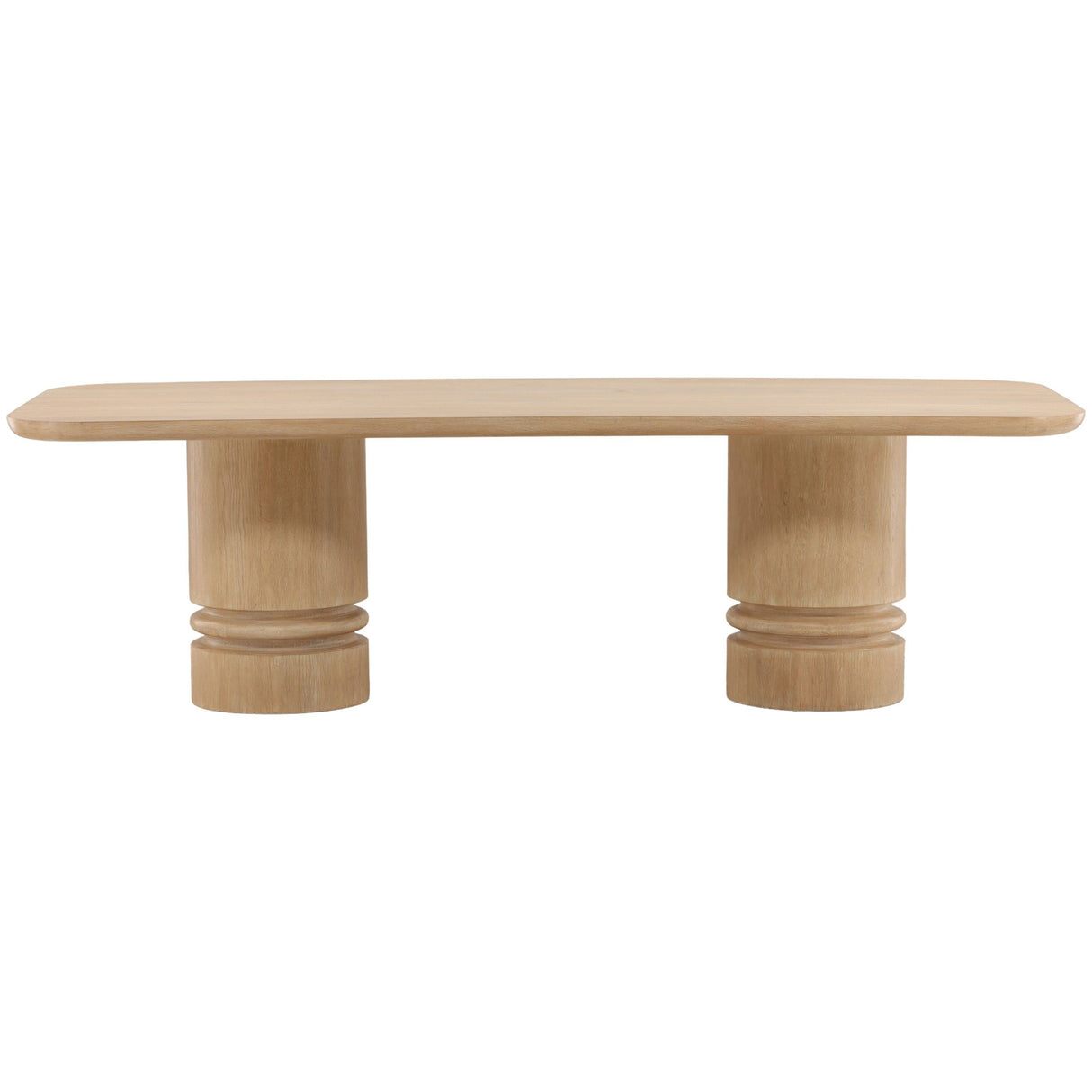 Torrin Dining Table, Light Natural by Dovetail at Eve Furniture