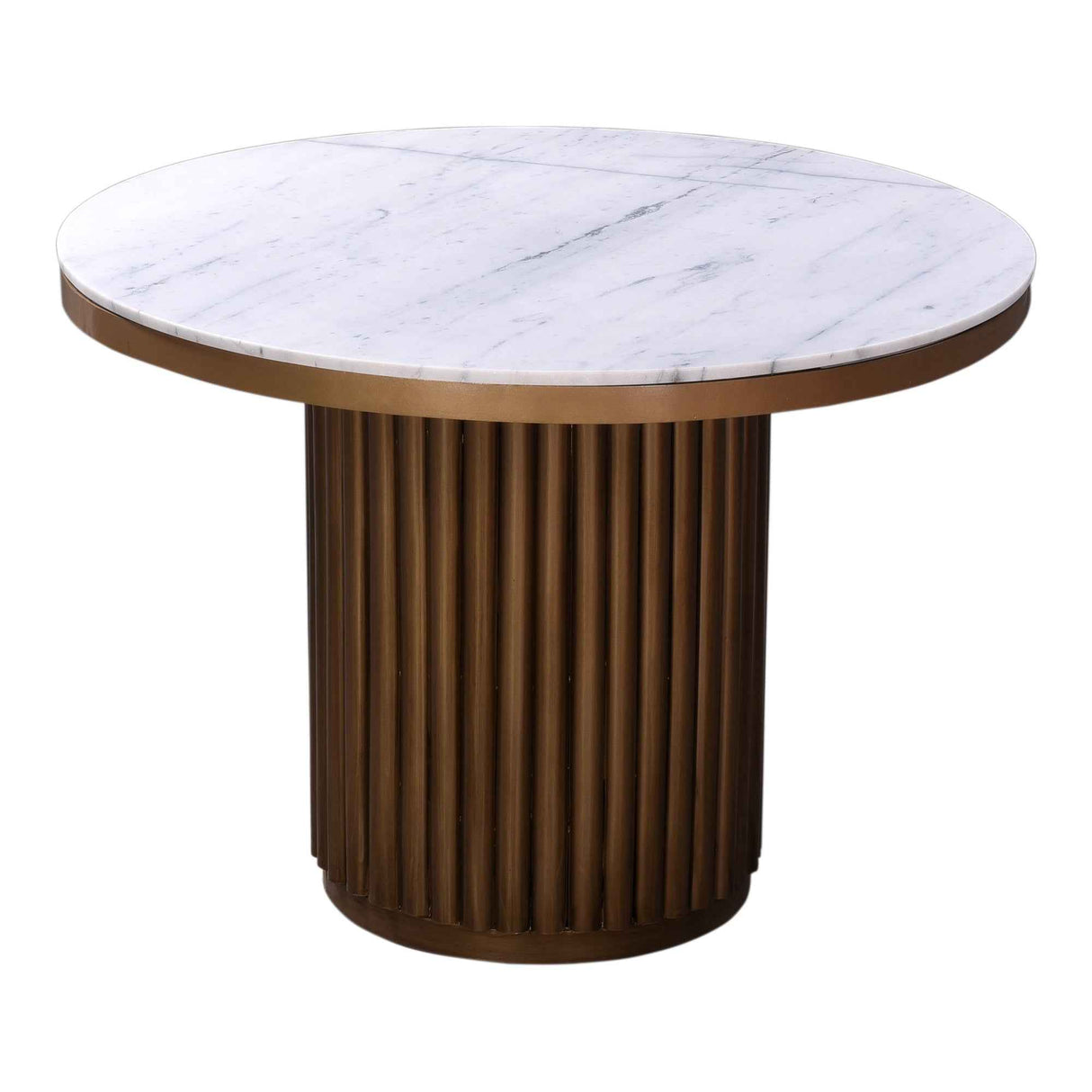 Tower White Marble Dining Table