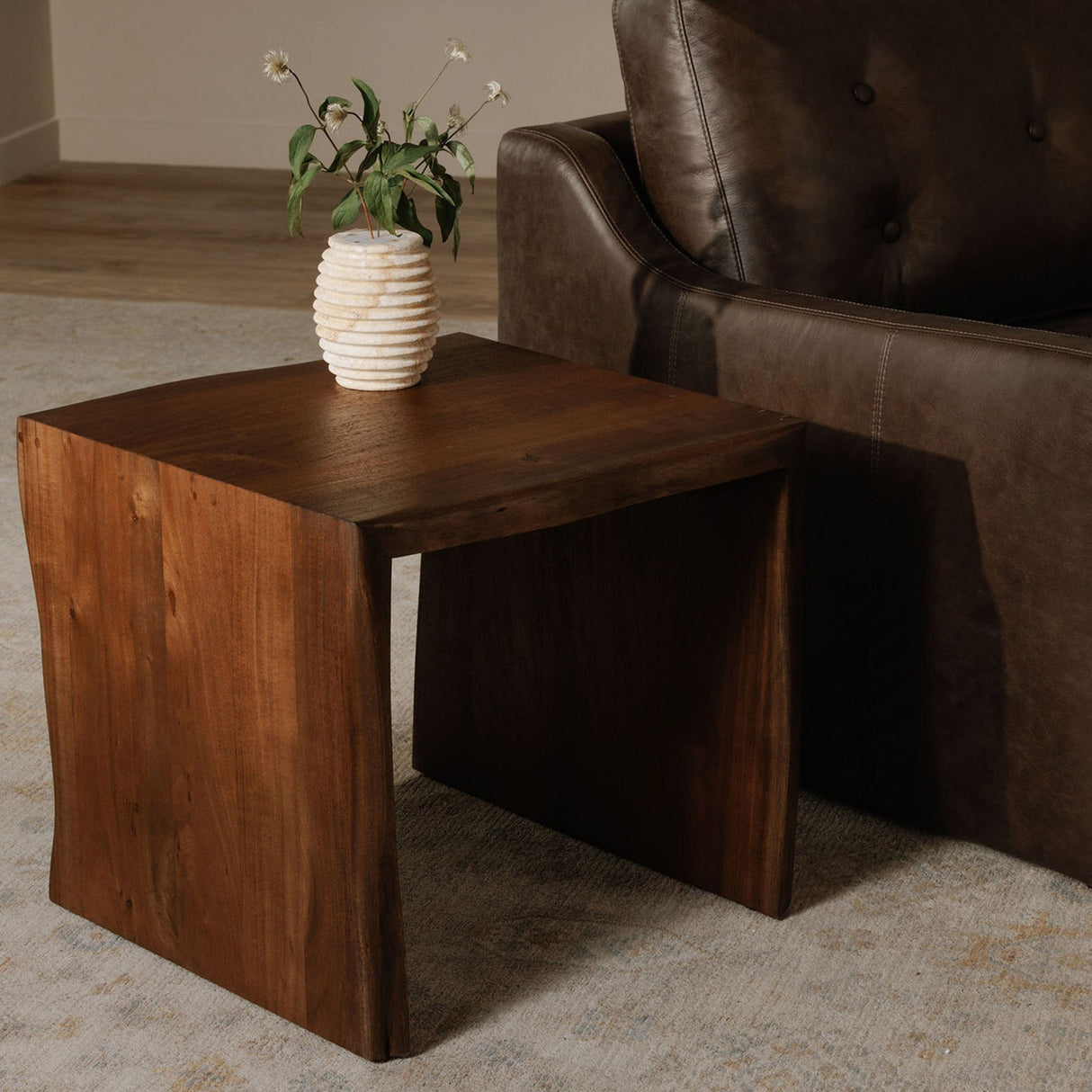 Tyrell Natural Stain Side Table by Moe's Home at Eve Furniture