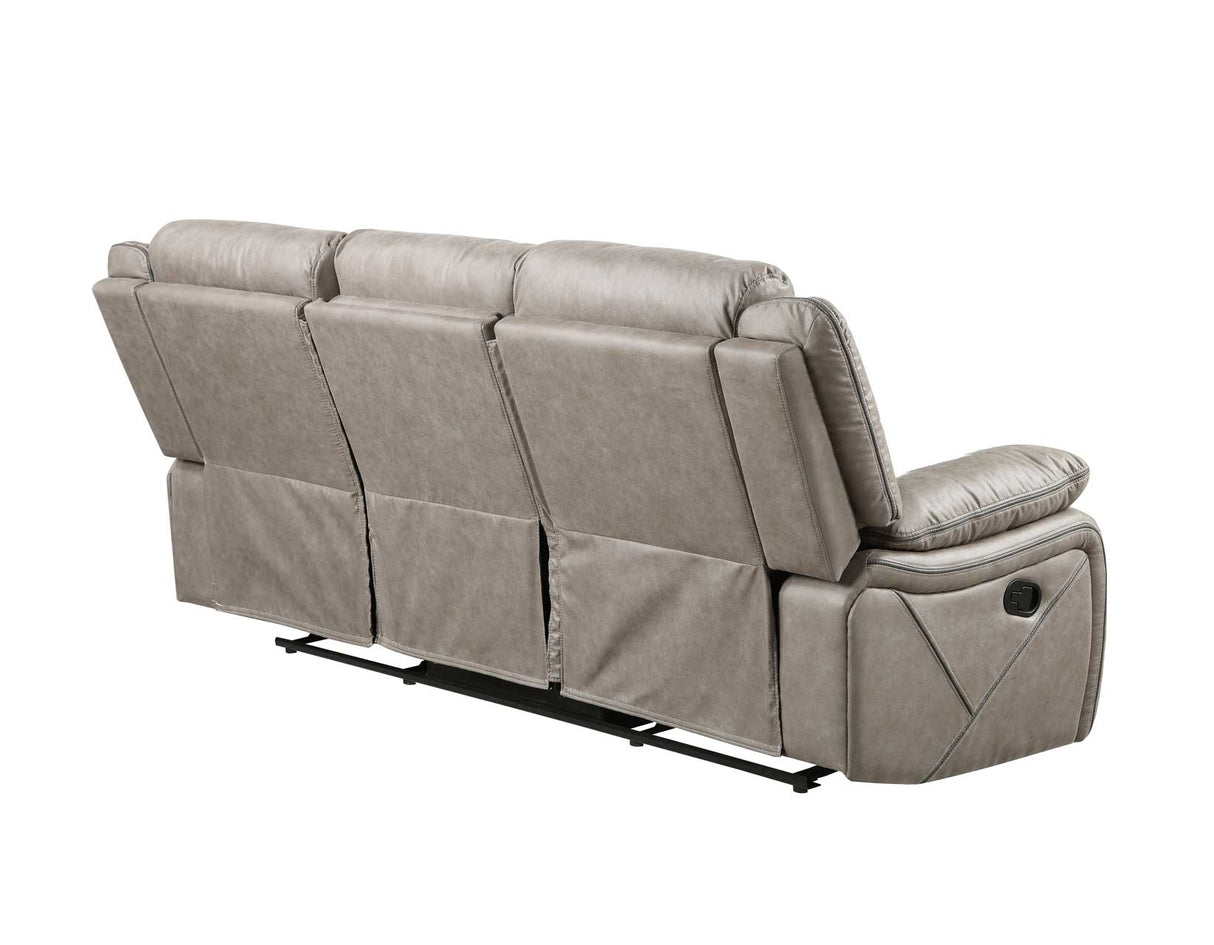 Tyson Recliner Sofa w/Drop Down Table and Power Strip by Steve Silver at Eve Furniture