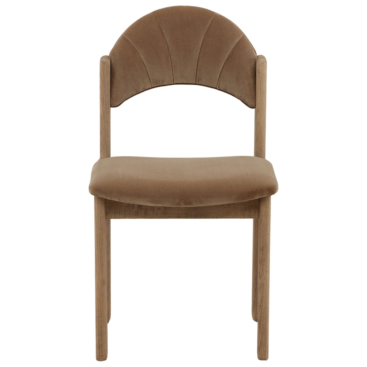 Ulani Dining Chair, Light Brown, Set of 2 by Dovetail at Eve Furniture