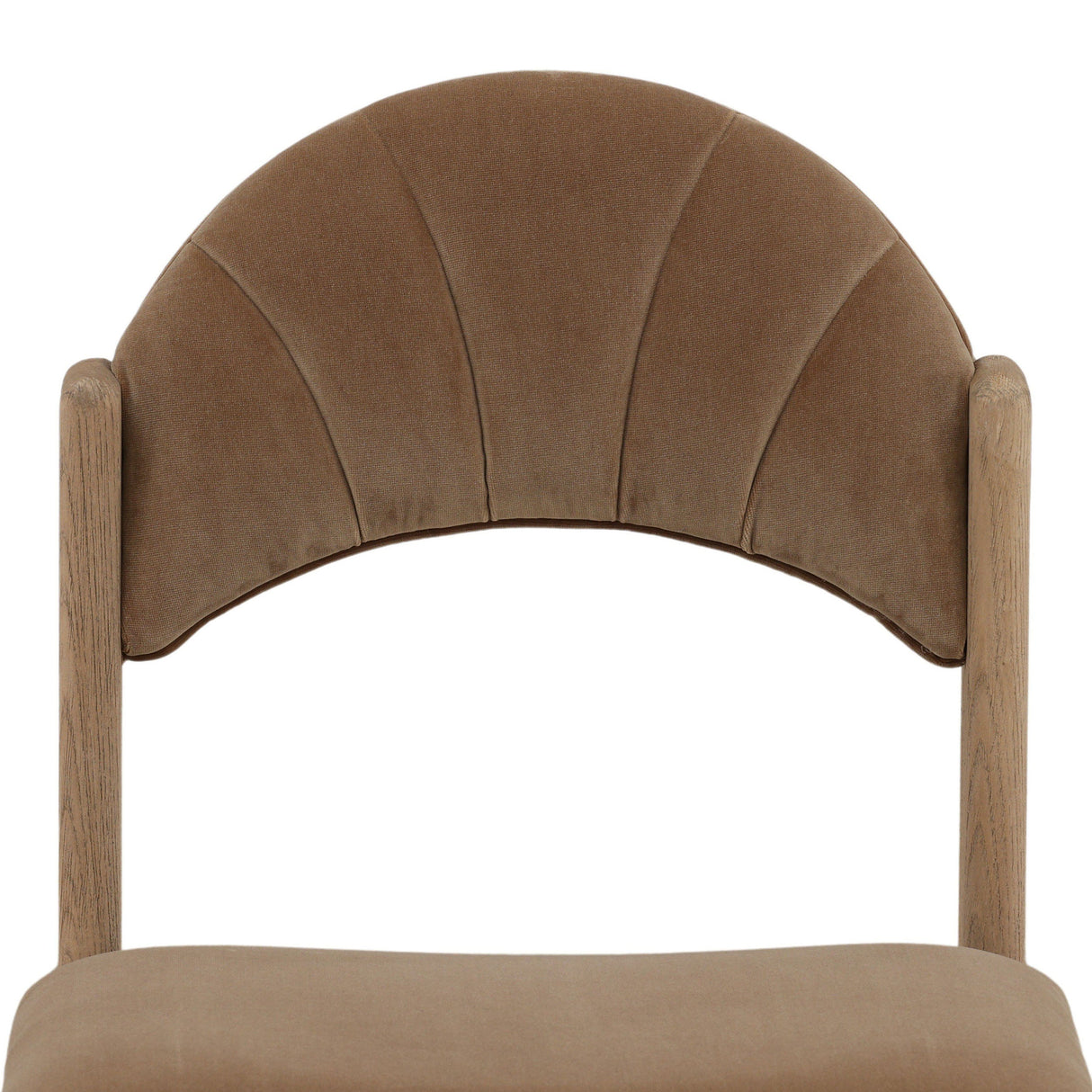Ulani Dining Chair, Light Brown, Set of 2 by Dovetail at Eve Furniture