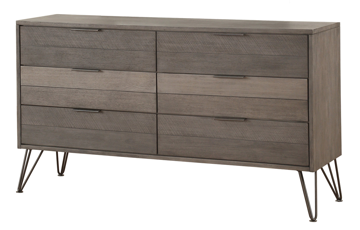 Urbanite Gray Panel Bedroom Set by Homelegance at Eve Furniture