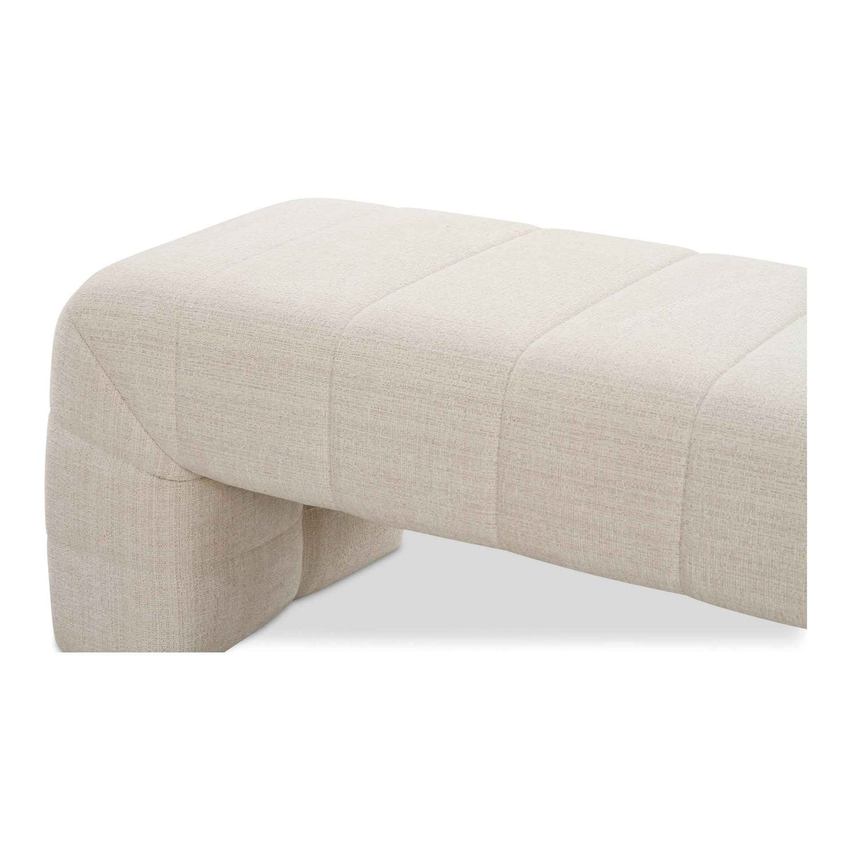 Verity Oatmeal Bench by Moe's Home at Eve Furniture