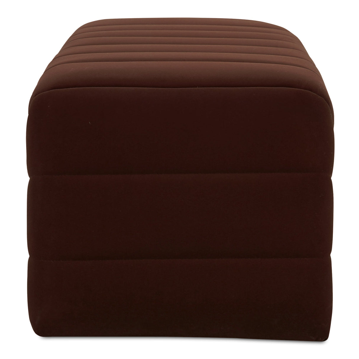 Verity Warm Brown Bench by Moe's Home at Eve Furniture