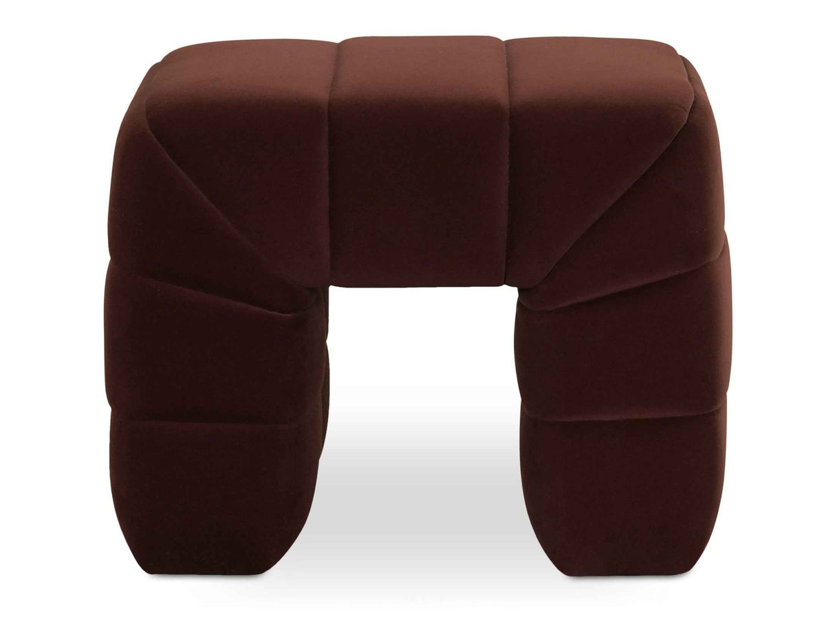 Verity Warm Brown Stool by Moe's Home at Eve Furniture