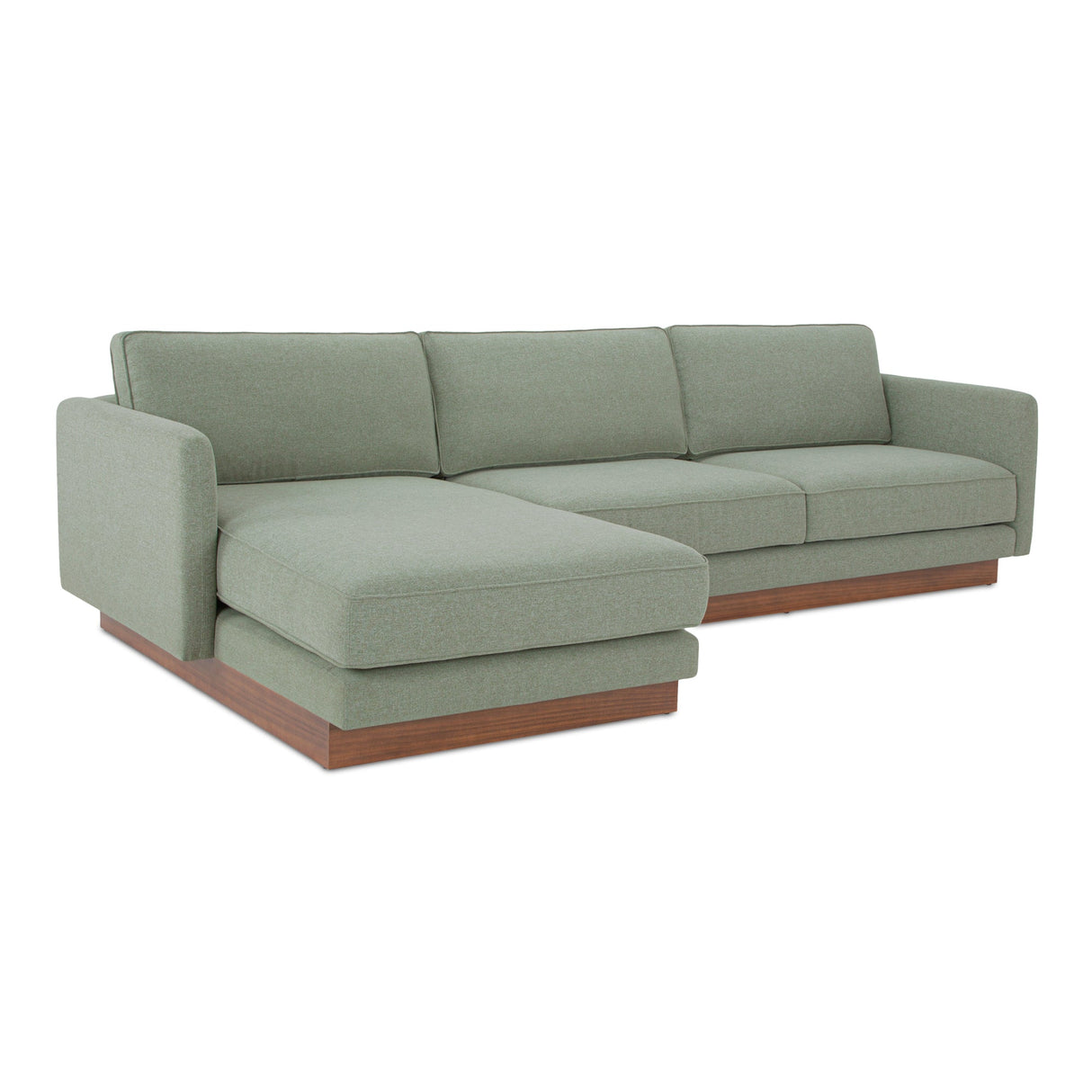 Vernon Sage Left Sectional by Moe's Home at Eve Furniture