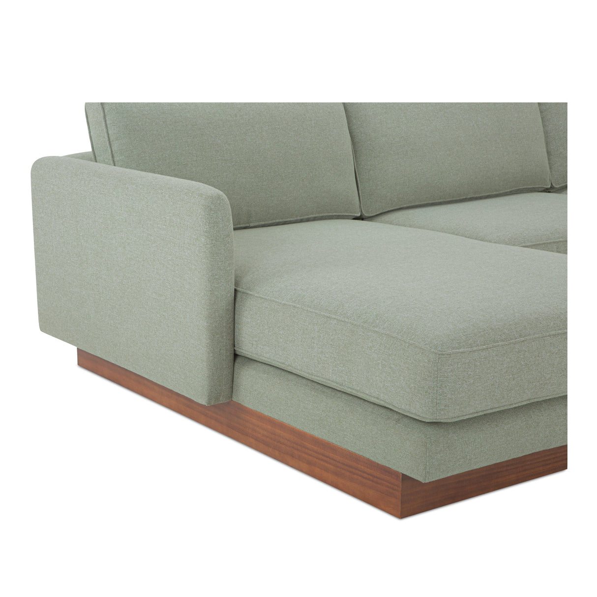 Vernon Sage Left Sectional by Moe's Home at Eve Furniture