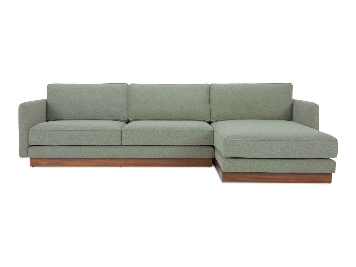Vernon Sage Right Sectional by Moe's Home at Eve Furniture