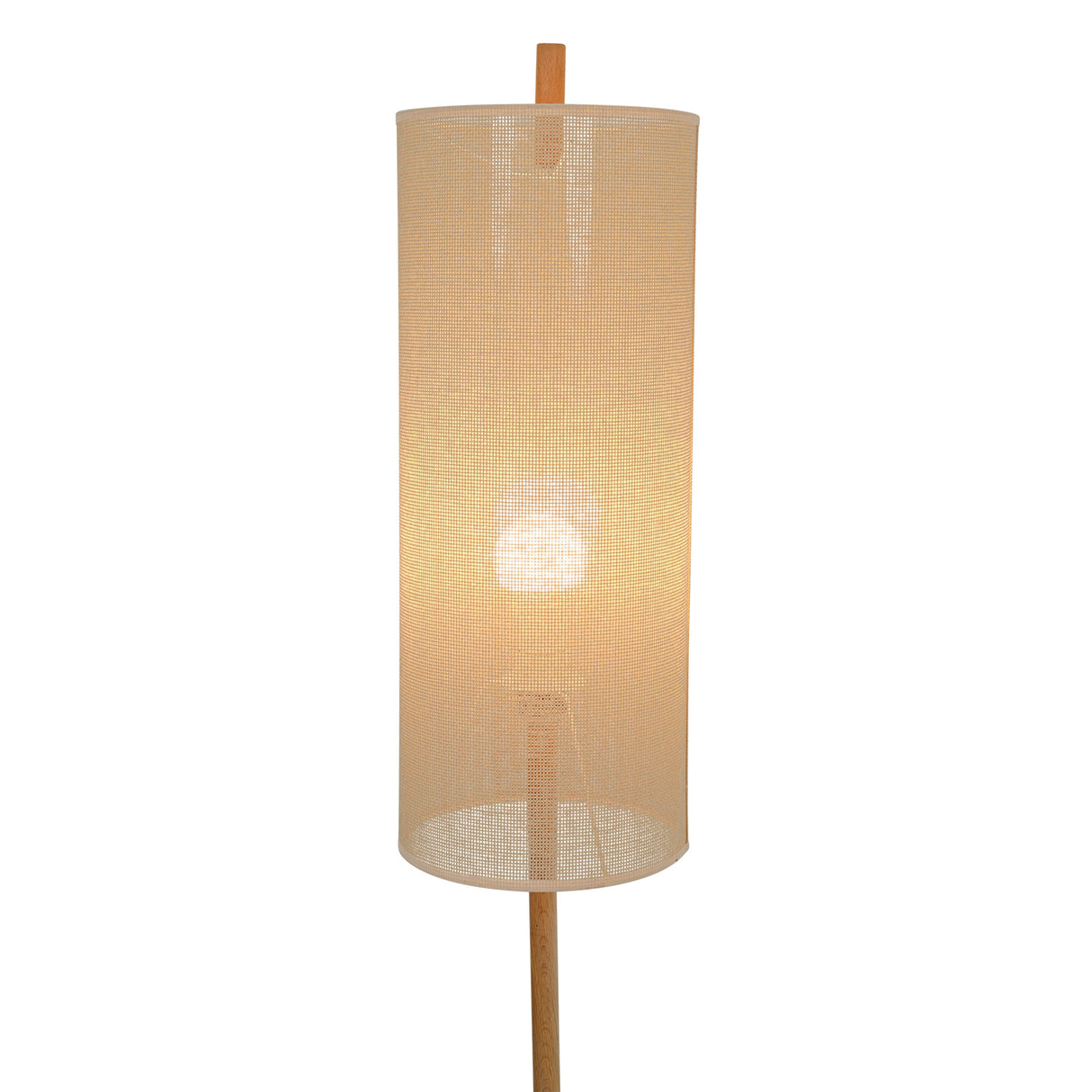 Vialux Floor Lamp - Oak and Natural by Ashcroft Imports at Eve Furniture